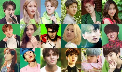 Collage de idols de K-pop que cumplen años a finales de abril