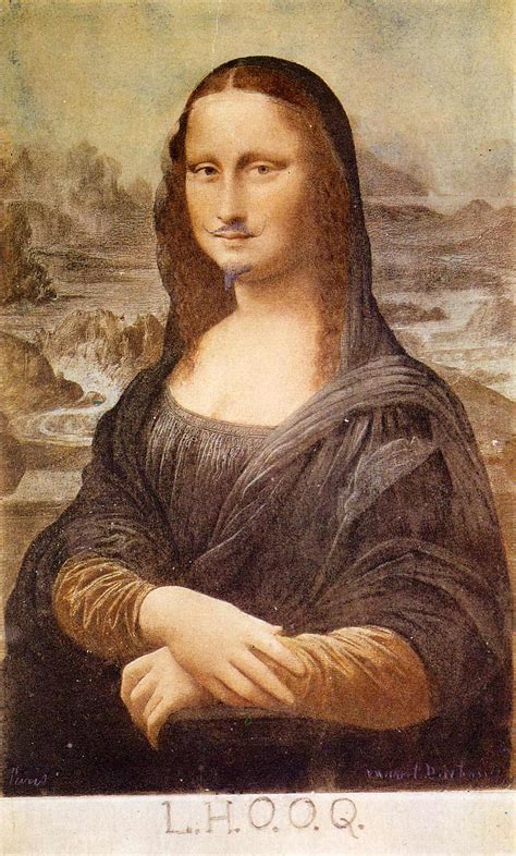 Marcel Duchamp, LHOOQ, 1919, ready-made rectificado