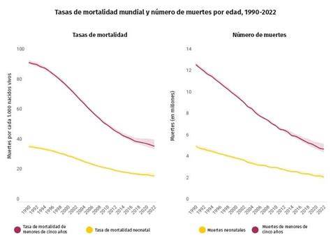 Gráfico comparativo que ilustra la reducción de la tasa de mortalidad materna entre 1990 y 2013 en regiones en desarrollo.