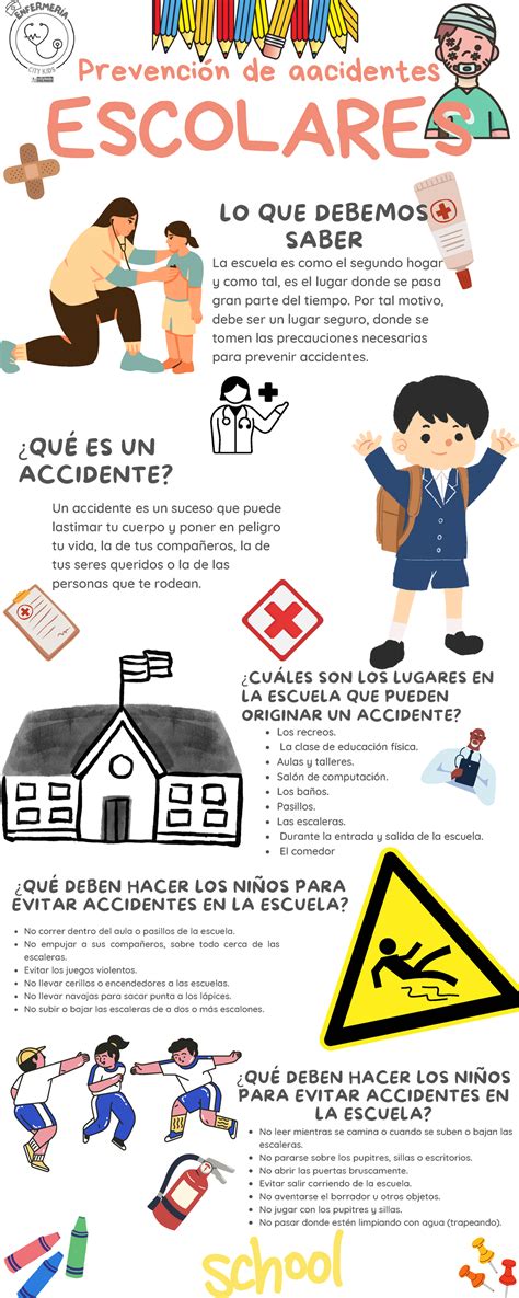 Infografía sobre medidas preventivas para accidentes infantiles