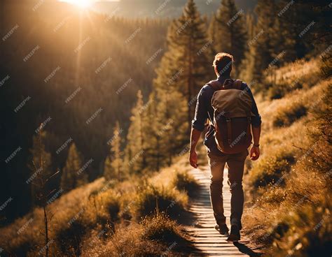 Foto de Laura Lazzarino con una mochila en un paisaje natural