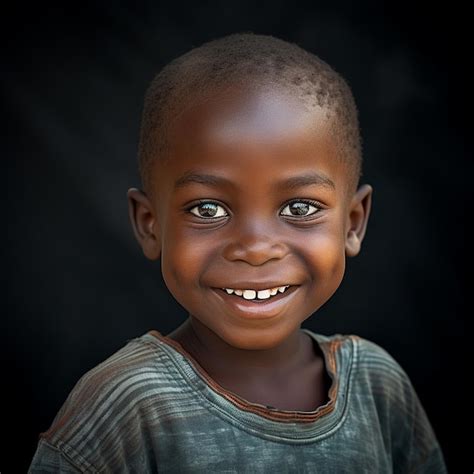 Niño de raza negra dibujando felizmente con una familia diversa de fondo.