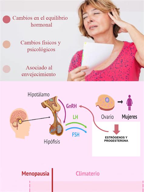Gráfico ilustrativo de los cambios hormonales en la menopausia y su impacto