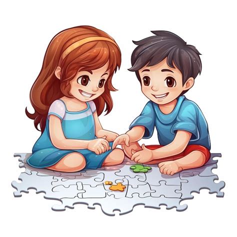 Niño y niña jugando juntos con muñecos bebés