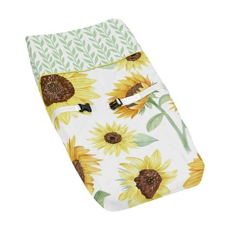 Funda cambiador amarillo con diseño de topacio