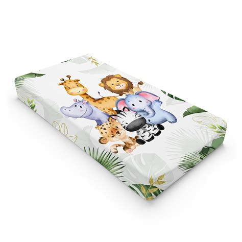 Funda cambiador con estampado de jirafa