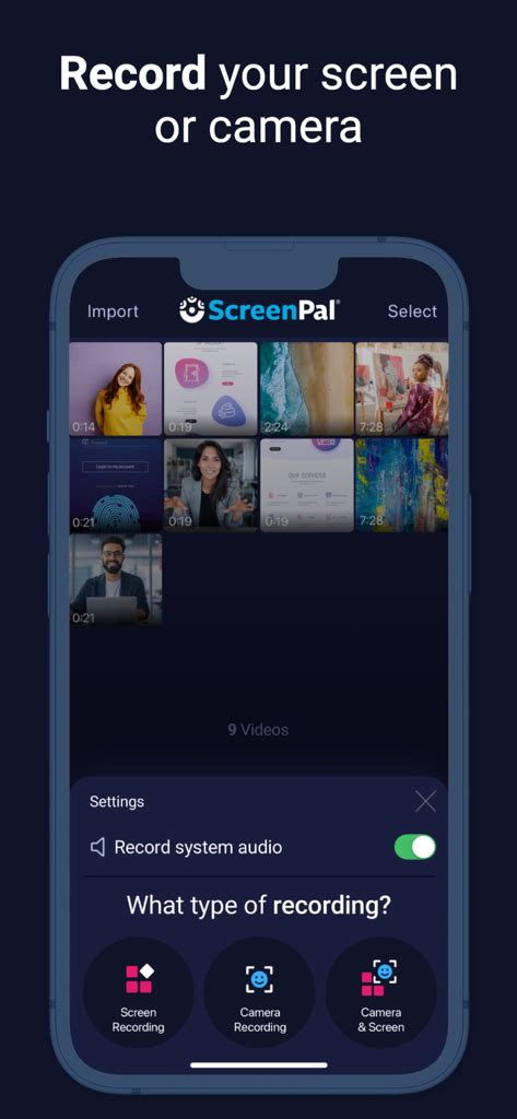 Interfaz de Screencastify mostrando opciones de grabación