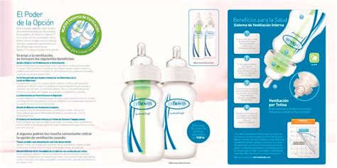esquema del sistema de ventilación interna de los biberones Dr. Brown