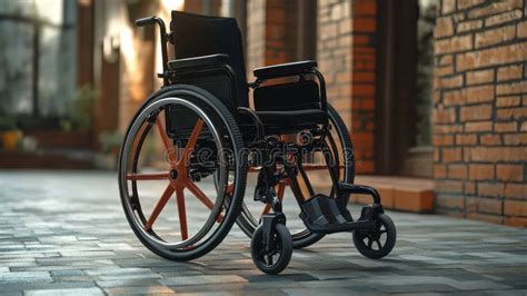 Diseño elegante de una silla de paseo moderna en un entorno urbano