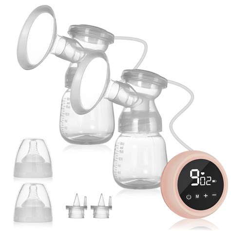 Imagen de un kit de sacaleches mostrando todas las piezas desmontadas para facilitar la limpieza y esterilización.