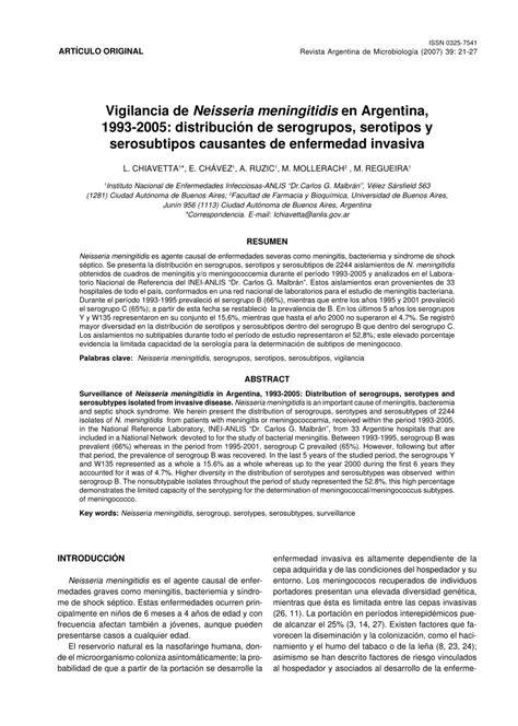 Mapa epidemiológico de serogrupos de Neisseria meningitidis en Europa y España
