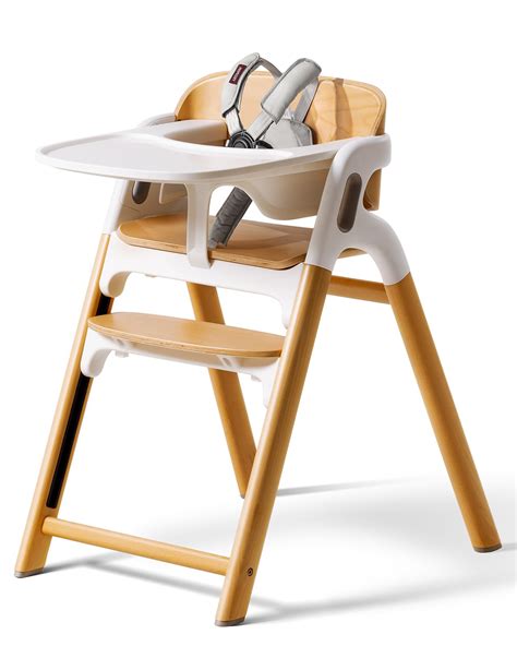 Trona ergonómica y ajustable con bandeja para bebés