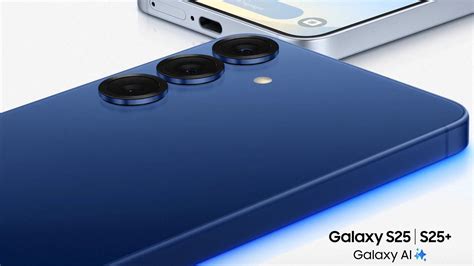 Foto de la línea Samsung Galaxy S25 con sus características destacadas