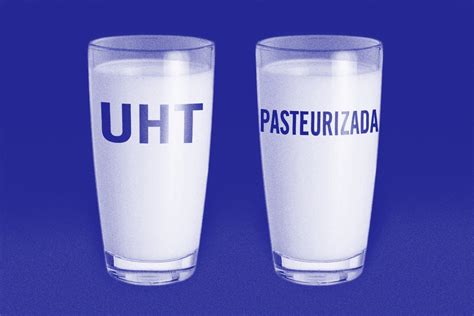 Esquema comparativo entre procesos de pasteurización y UHT para leche