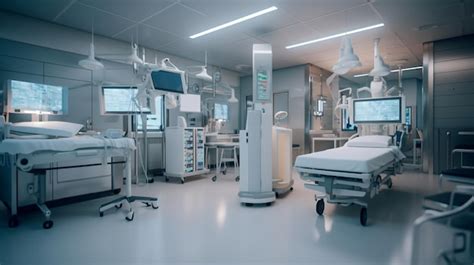 Fotografía de instalaciones médicas pediátricas modernas y adaptadas para niños