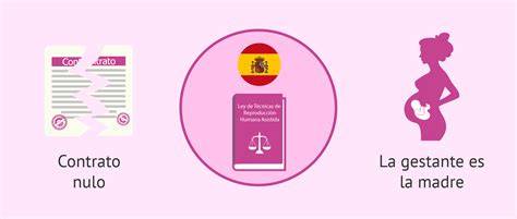 Infografía: Prohibición de la gestación por sustitución en España - Artículos clave de la LTRHA y la LO 1/2023