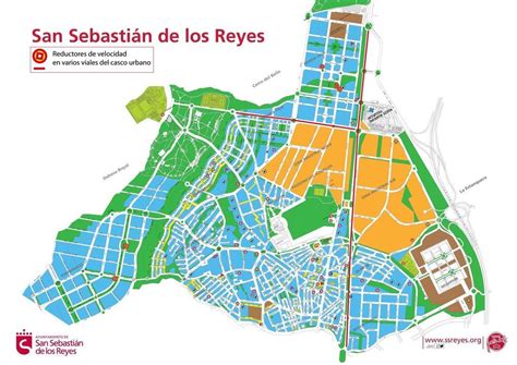 Mapa de ubicación del Paseo de Europa en San Sebastián de los Reyes señalando el sector de servicios y residencial