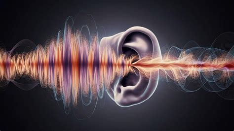 Esquema de las ondas sonoras llegando al feto en el útero