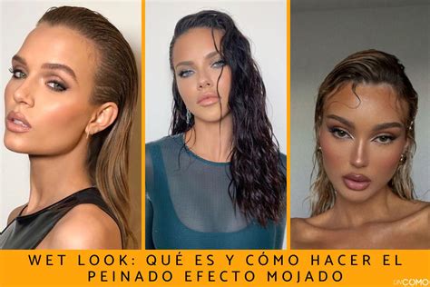 Infografía: Beneficios clave del gel efecto mojado para un peinado perfecto
