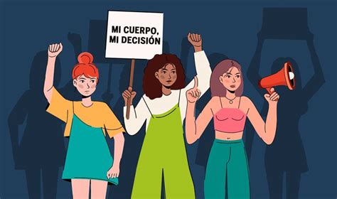 Representación del debate sobre el aborto con personas de diferentes posturas discutiendo pacíficamente