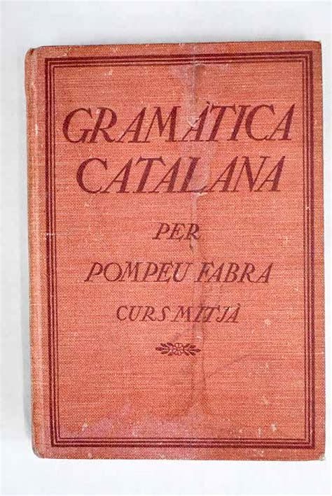 Retrato de Pompeu Fabra junto a extractos de su Gramàtica catalana