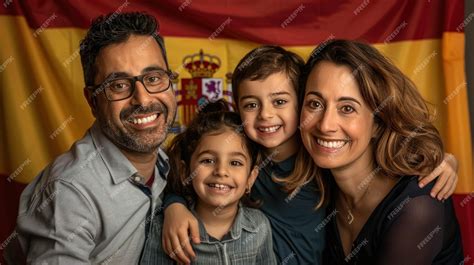 Foto de época de una familia española de mediados del siglo XX