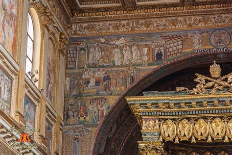 Detalle de los mosaicos paleocristianos de Santa María la Mayor
