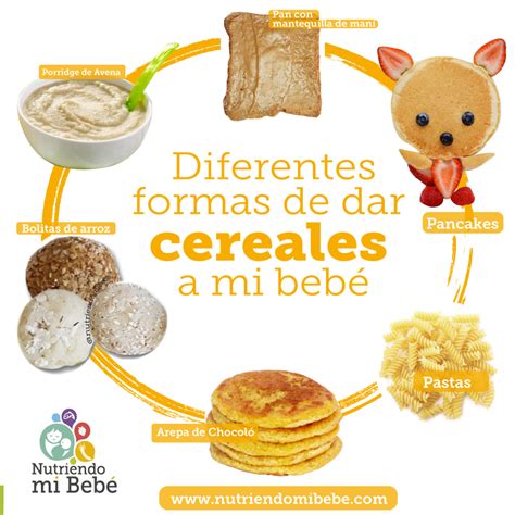 Esquema: Diversificación de cereales para bebés