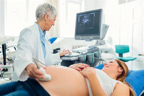 Equipo médico especializado en consulta ginecológica y obstetricia en entorno hospitalario