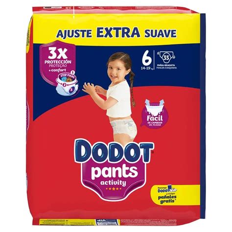 Foto de pañales Dodot Pants Activity en su empaque.