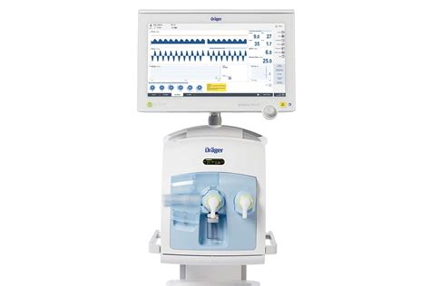 Equipo de ventilación neonatal Dräger Babylog en una unidad de cuidados intensivos
