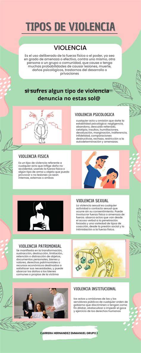 Infografía: Tipos y manifestaciones de la violencia obstétrica