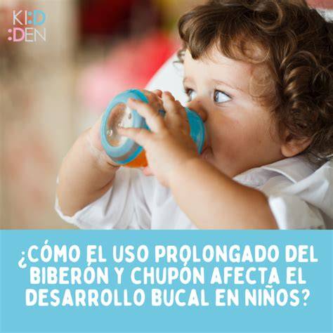 Infografía sobre los efectos del uso prolongado del biberón