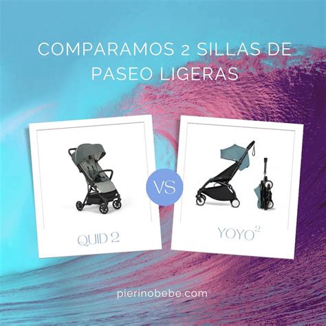 Infografía comparativa de características de sillas de paseo: peso, plegado, cesta, limpieza de textiles.