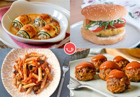 Tabla con ideas de comidas saludables y atractivas para niños