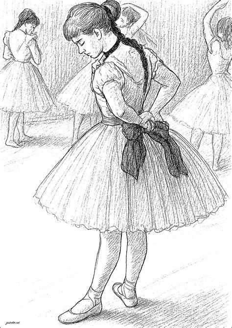 Boceto o estudio de Edgar Degas relacionado con escenas de burdel