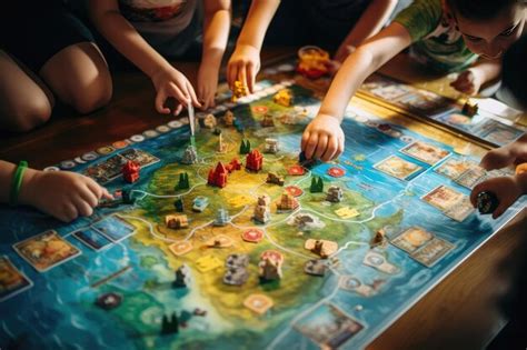 Imagen de niños participando en un juego de mesa.