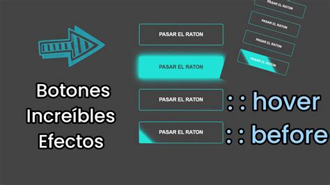 Diseño web, botón con efecto hover