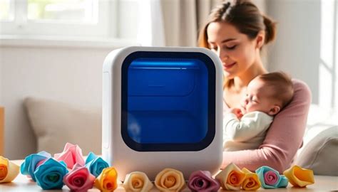 Foto de un esterilizador UV portátil para chupetes