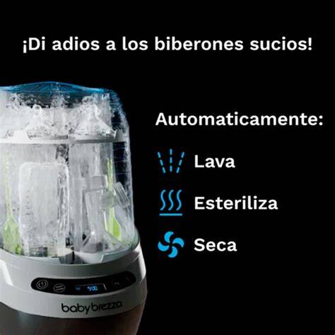 limpiador y esterilizador de biberones automático