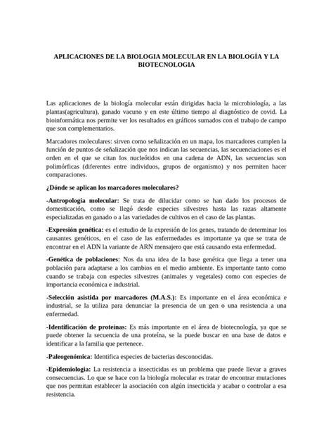 Esquema de las aplicaciones de la biología molecular en ginecología
