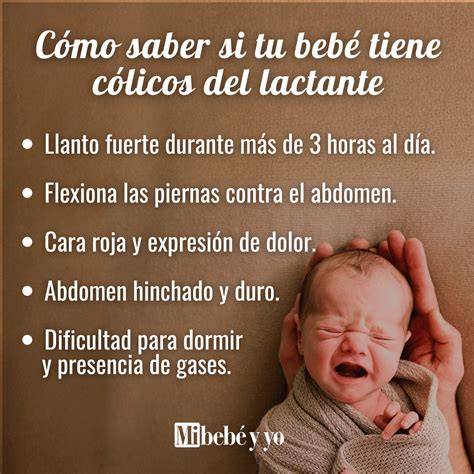 Infografía: Cólicos del lactante, síntomas y causas