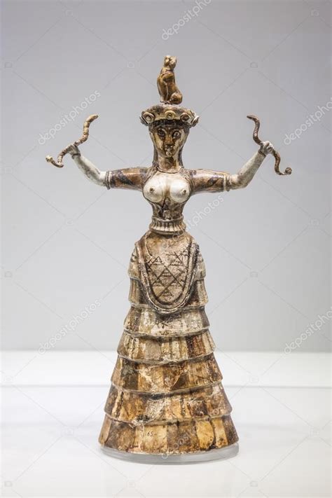 Diosa de las serpientes minoica