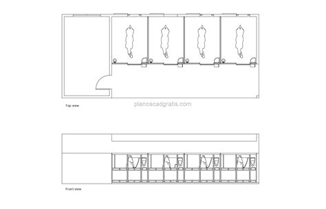 esquema de un establo con boxes para potros destetados y parque de ejercicio