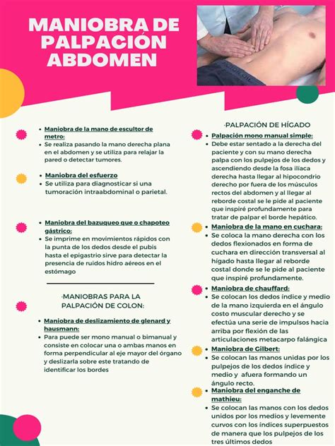 Esquema de palpación abdominal en una coneja embarazada