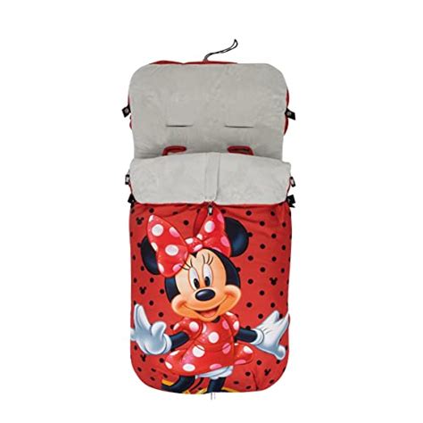 Saco polar rojo con estampado Mickey Mouse para silla de paseo