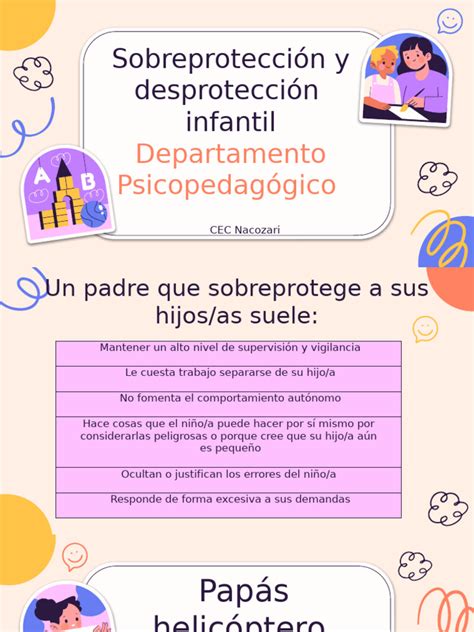 Infografía: Efectos de la sobreprotección en la autonomía infantil