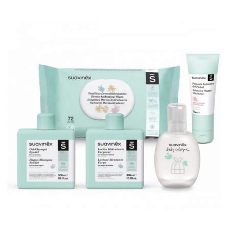 infografía sobre la gama de productos Suavinex para bebés