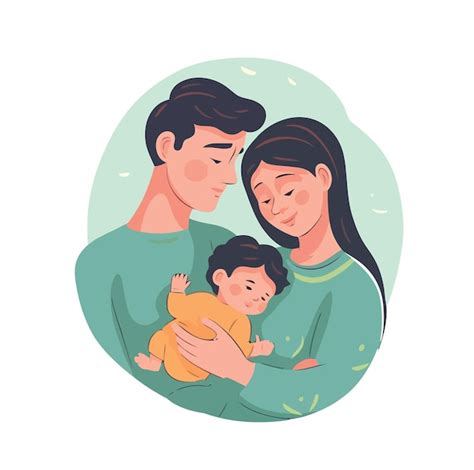 Foto de una familia con un bebé, simbolizando el permiso de paternidad