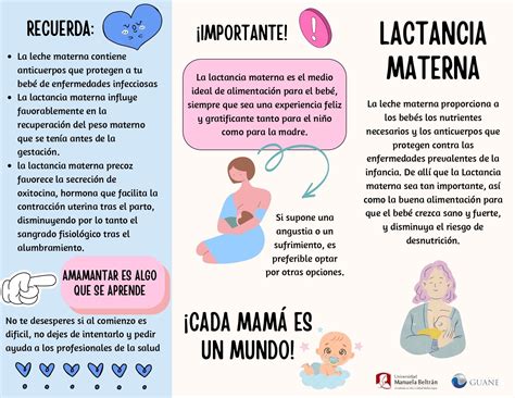 Infografía comparativa de riesgos de enfermedades infantiles con y sin lactancia materna.